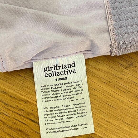 Girlfriend Collective Float Bra Size Small Lilac Purple - Picture 4 of 5